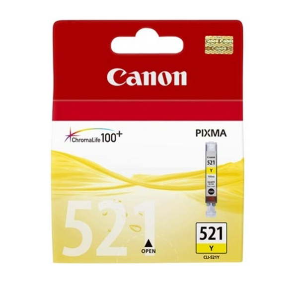 CANON  CLI-521 Ink Cartridge, Yellow