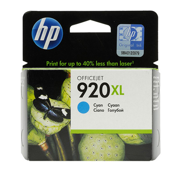 HP 920XL Ink Cartridge, Cyan
