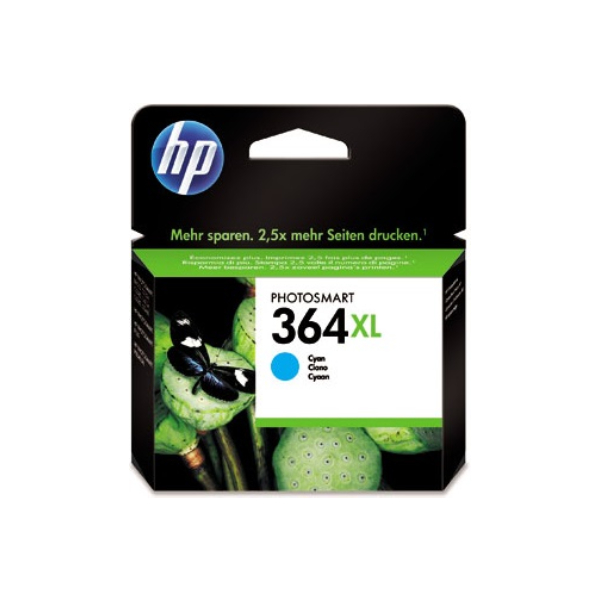 HP 364XL Ink Cartridge, Cyan