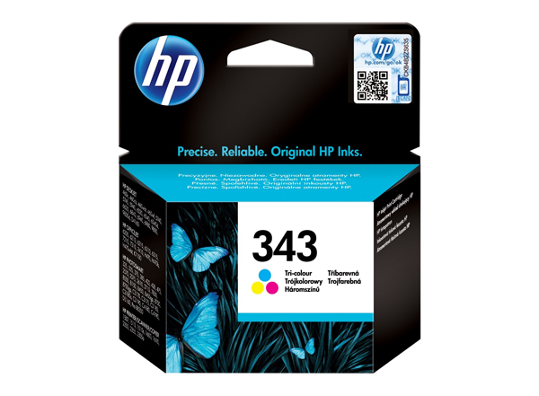 HP 343 Tri-Color Cartridge Ink