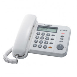 PANASONIC KX-TS580 Corded Telephone, White | Panasonic