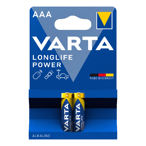 VARTA Alkaline Ηigh Energy Batteries 2 x AAA