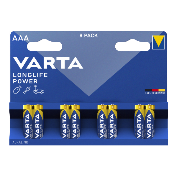 VARTA Aλκαλικές High Energy Μπαταρίες, 4+4 x AAA Μέγεθος