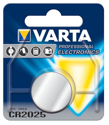 VARTA CR2025 Button Cell Battery Lithium