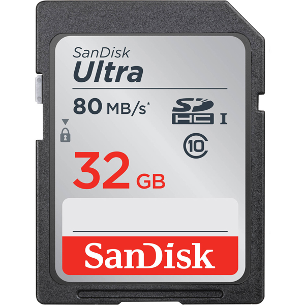 SANDISK 32GB Ultra UHS-I SDHC Κάρτα Μνήμης Class 10