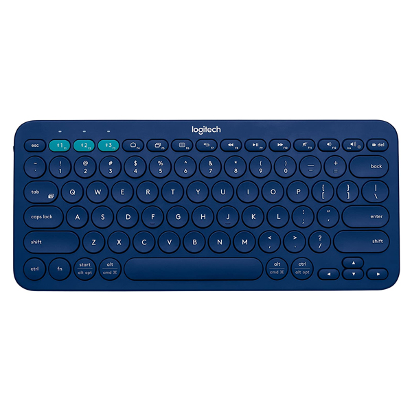 LOGITECH K380 Bluetooth Wireless Keyboard, Blue