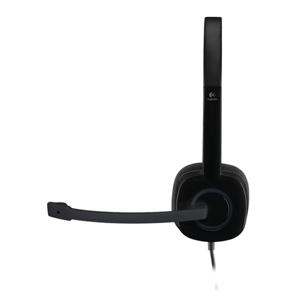 LOGITECH H151 Wired Headset, Black | Logitech| Image 3