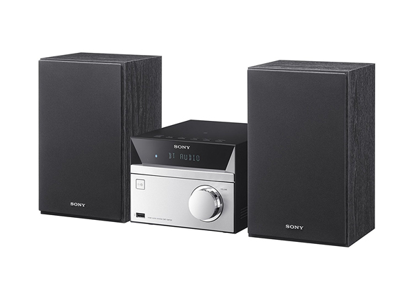 SONY CMT-SBT20 Compact Hi-Fi Μιcro System with CD Bluetooth NFC, Black/Silver | Sony| Image 2