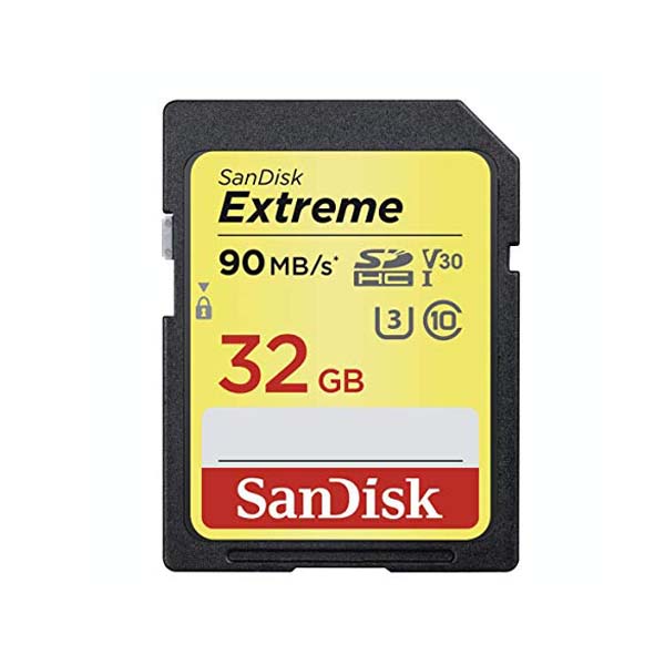 SANDISK 32GB Extreme UHS-I SDHC Memory Card