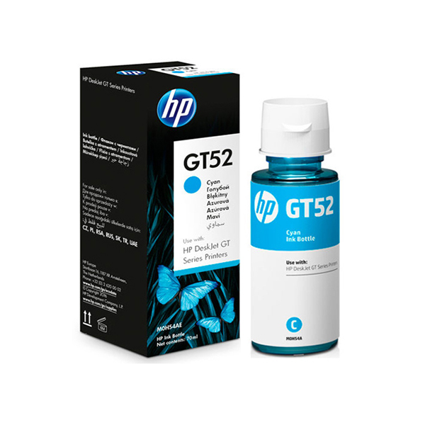 HP GT52 Ink, Cyan