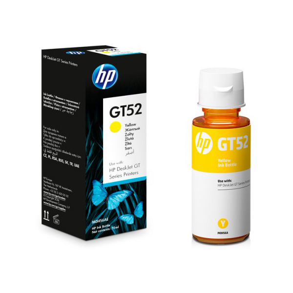 HP GT52 Ink, Yellow