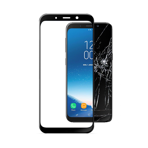 CELLULAR Second Glass Capsule Tempered Glass with Frame for Α8 (2018)