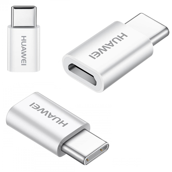 HUAWEI AP52 Φορτιστής Smartphone Micro USB σε USB Τύπου-C Μετατροπέας Adapter, Άσπρο | Huawei| Image 3