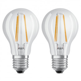 XAVAX LED Filament Bulb, E27, Warm White, 2 pcs in box | Xavax