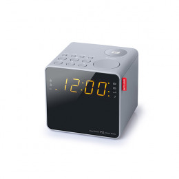 MUSE M-187 CLG Radio Alarm Clock, Grey | Muse