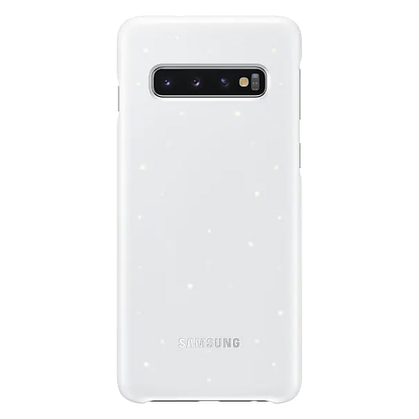 SAMSUNG Πίσω Θήκη με LED για Samsung Galaxy S10, Άσπρο