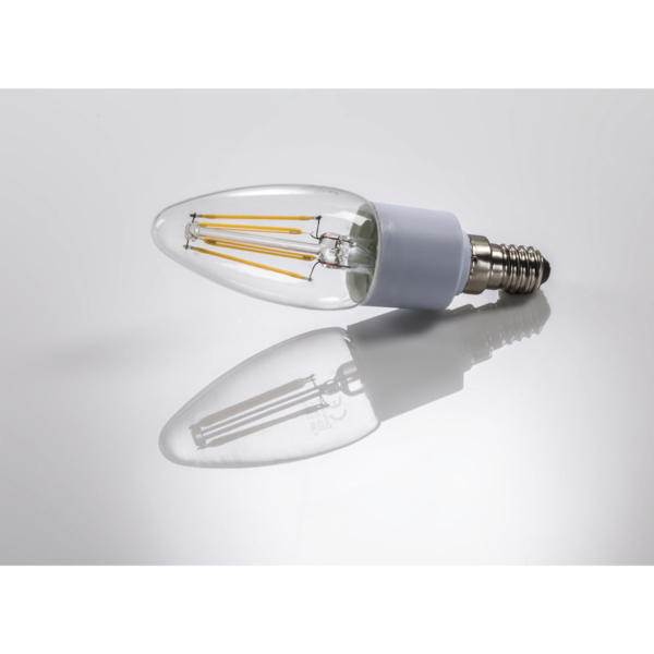 XAVAX 112560 LED Filament, E14, 470lm, candle bulb, warm white, dimmable | Xavax| Image 3
