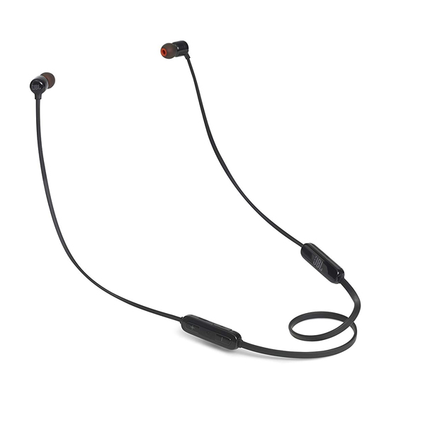 JBL TUNE160BT Pure Bass Wireless in-Ear Headphones with Mic, Black