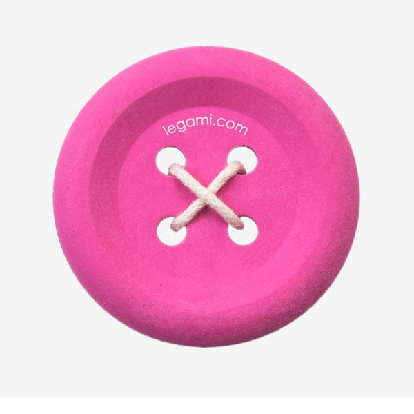 LEGAMI Eraser Βutton-Shaped, Pink