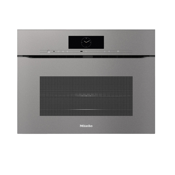 MIELE H7840 BMX Compact Microwave with Automatic Programmes, Graphite Grey, 43 lt