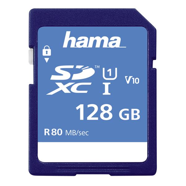 HAMA 00124137 SDXC Μemory Card 128GB Class 10