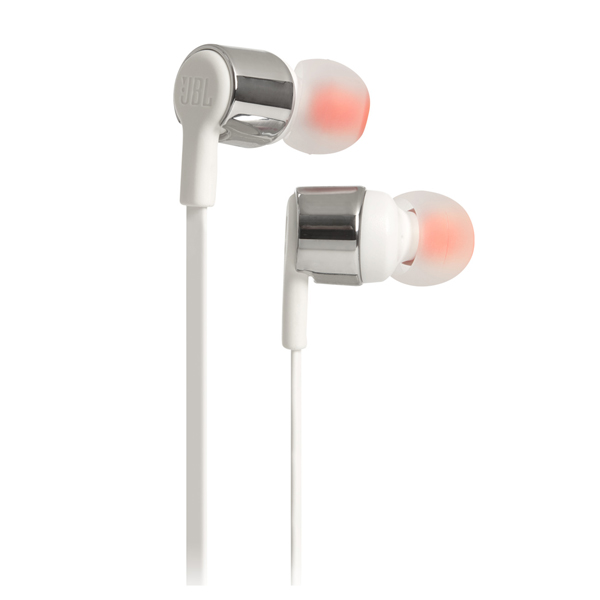 JBL T210 Pure Bass In-Ear Heaphones with Microphone, Grey