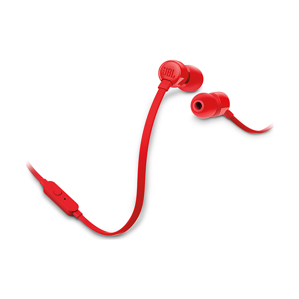 JBL T110 Pure Bass Ιn-Ear Headphones with Microphone, Red | Jbl| Image 3
