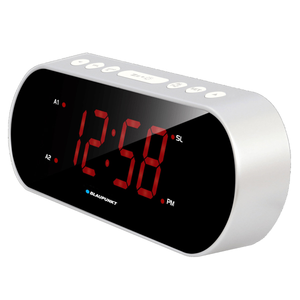 BLAUPUNKT CR6SL Clock Alarm Radio, Silver | Blaupunkt| Image 2