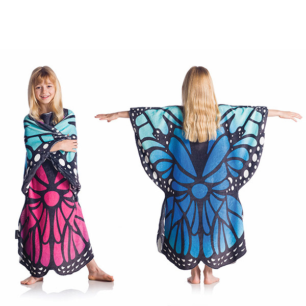 KANGURU Παιδική Κουβέρτα Με Φτερά Πεταλούδας 80 x 90 cm