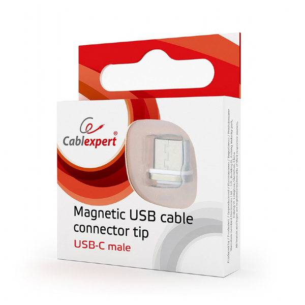GEMBIRD CC-USB2-AMLM-UCM Magnetic USB Cable Connector Tip, USB-C male