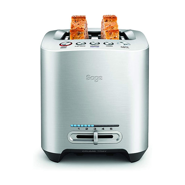 SAGE BTA825UK The Smart Toast Toaster, Silver | Sage| Image 2