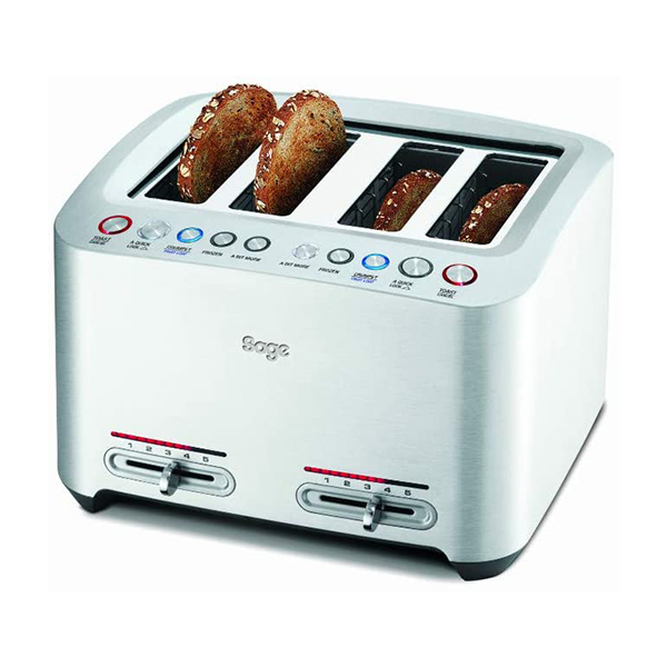 SAGE BTA845UK The Smart Toast Toaster, Silver | Sage| Image 2