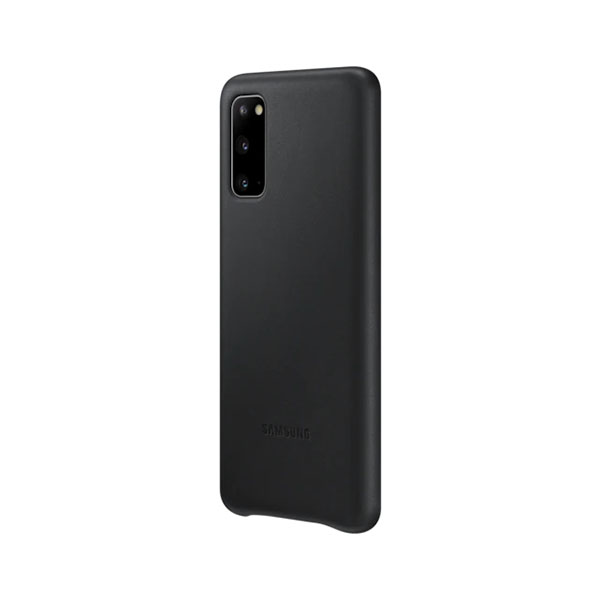 SAMSUNG Δερμάτινη Θήκη για Samsunγ Galaxy S20 Smartphone, Μαύρο