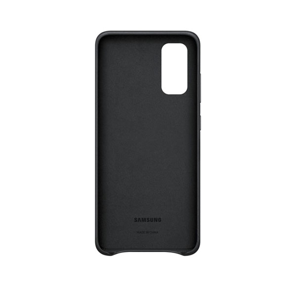 SAMSUNG Leather Cover For Samsung Galaxy S20 Smartphone, Black | Samsung| Image 2