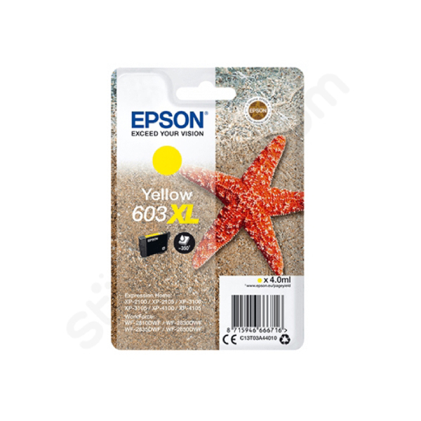 EPSON 603XL  Ink, Yellow