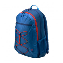 HP 1MR61AA Τσάντα Πλάτης για Laptops έως 15.6”, Mπλε & Κόκκινο | Hp