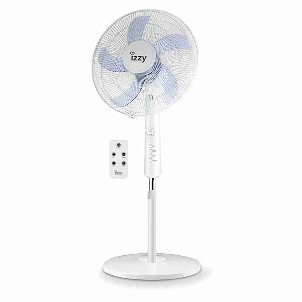IZZY IZ-9003 Fan with Remote Control 16", White