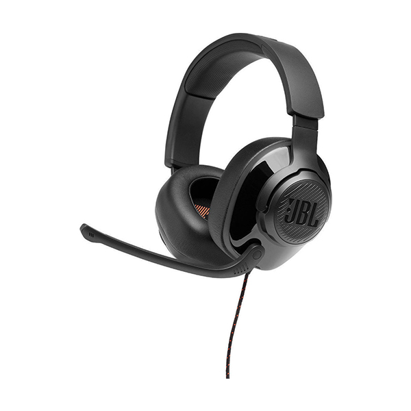 JBL Quantum 300 Over-Ear Headphones, Black