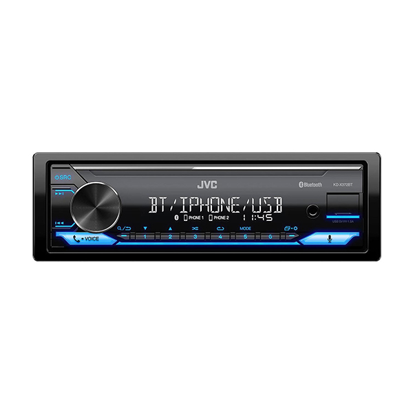 JVC KD-X372BT Car Receiver with Bluetooth & Alexa