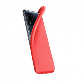 CELLULAR LINE Silicone Case for Samsung Galaxy A41 Smartphone, Red | Cellular-line