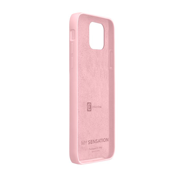 CELLULAR LINE Silicone Case for Apple iPhone 12 Pro Smartphone, Pink | Cellular-line| Image 2