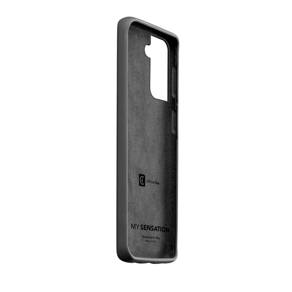 CELLULAR LINE Silicone Case for Samsung Galaxy S21+ Smartphone, Black | Cellular-line| Image 2