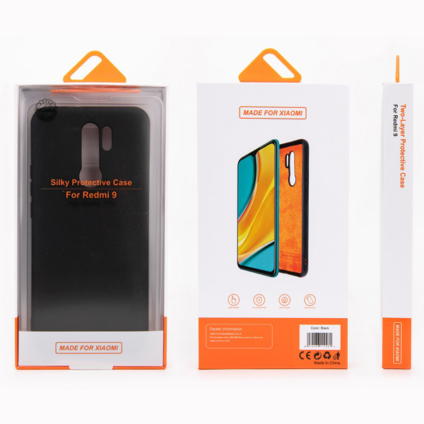 XIAOMI Silicone Case for Redmi 9 Smartphone, Black | Xiaomi| Image 2