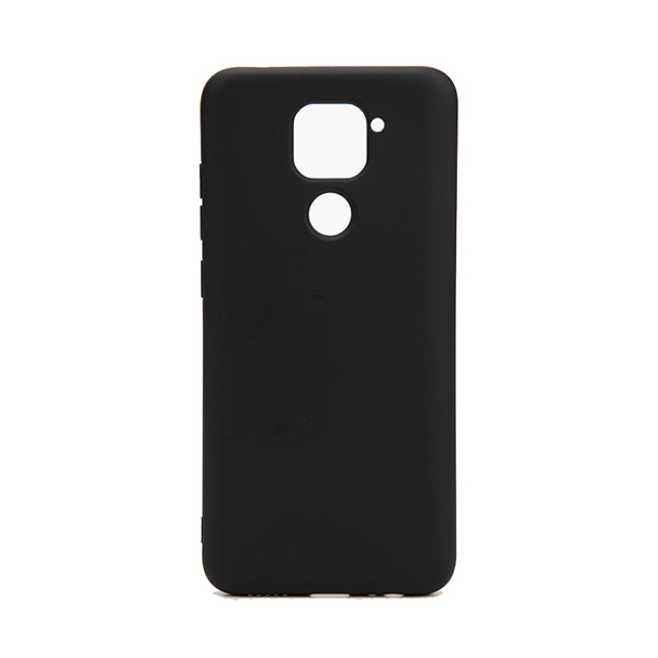 XIAOMI Silicone Case for Redmi Note 9 Smartphone, Black