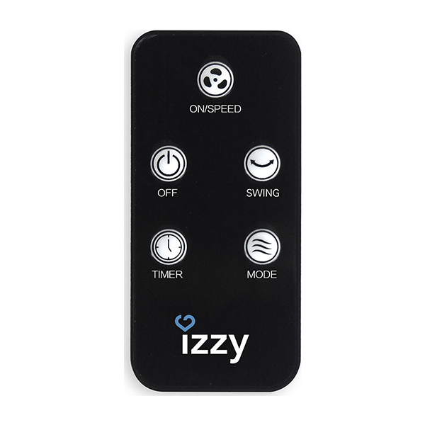 IZZY 223728 Floor Fan with Remote Control 16", Black | Izzy| Image 2