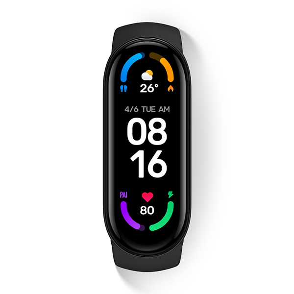 XIAOMI Mi Smart Band 6 Smartwatch, Mαύρο | Xiaomi| Image 2