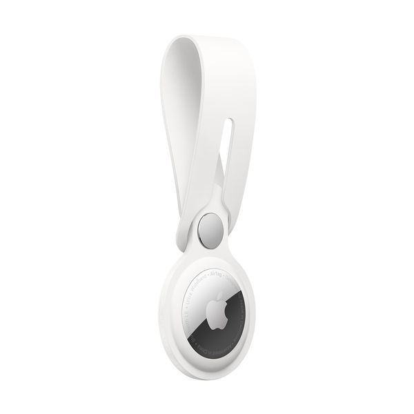 APPLE MX4F2ZM/A Leather Loop for AirTag, White | Apple| Image 2