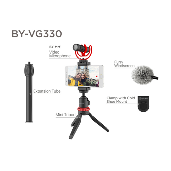 BOYA BY-VG330 Universal Σετ Αξεσουάρ για Smartphone | Boya| Image 4