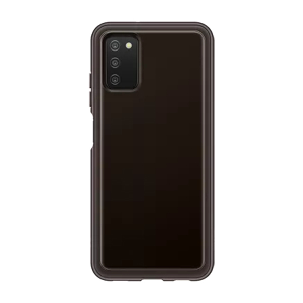 SAMSUNG Soft Clear Θήκη για Samsung Galaxy A03s Smartphone, Μαύρο