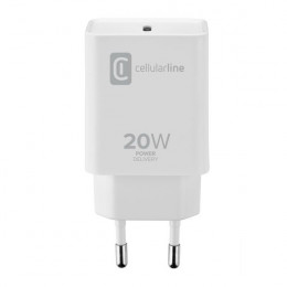CELLULAR LINE ACHIPDUSBCPD20WW Charger for Apple, White | Cellular-line